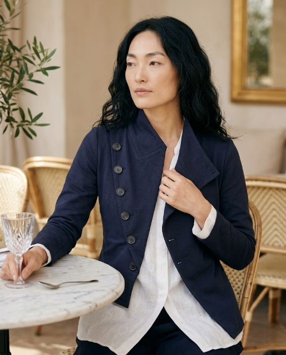 Fabiana™ | Chaqueta Asimétrica Elegante