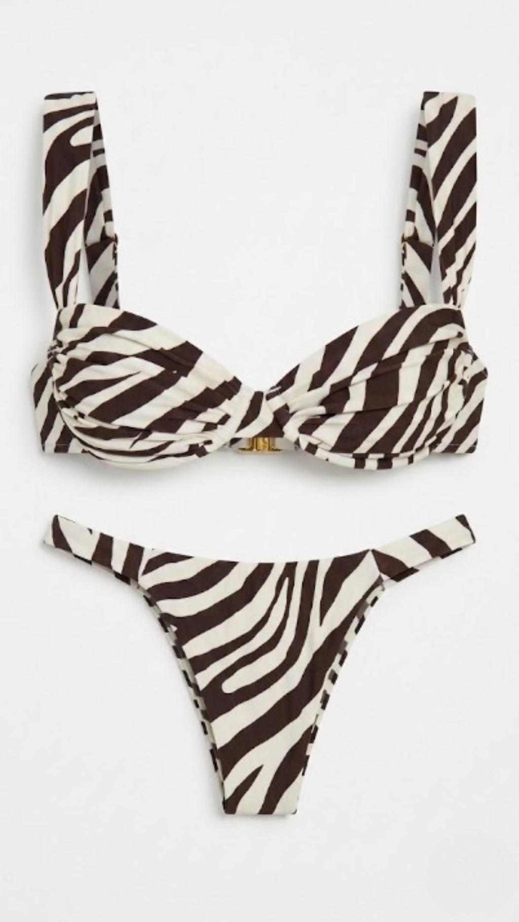 Rhodes™ | Bikini Cebra Marrón