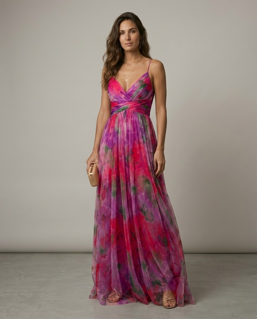 Mariela™ | Vestido Tul Floral