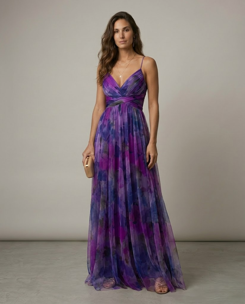 Mariela™ | Vestido Tul Floral