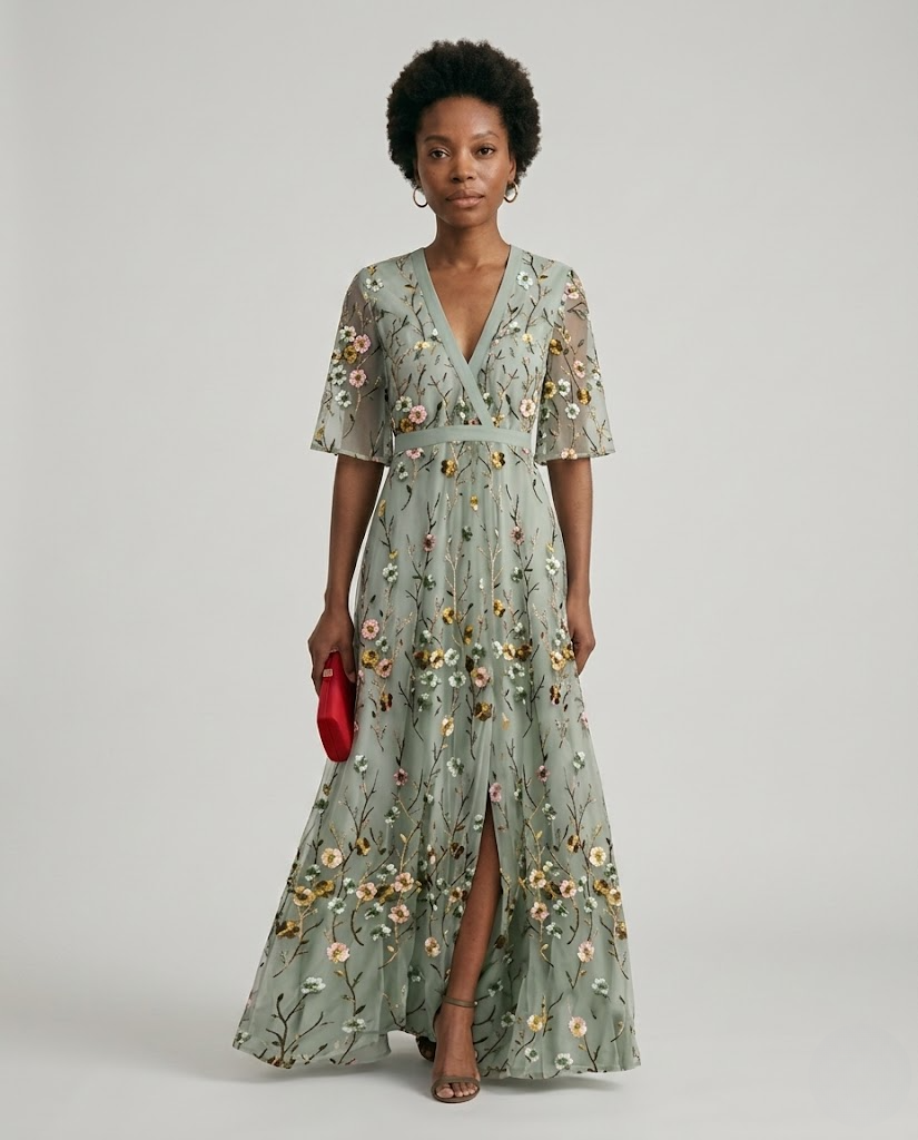 Noe™ | Vestido Floral Escote V