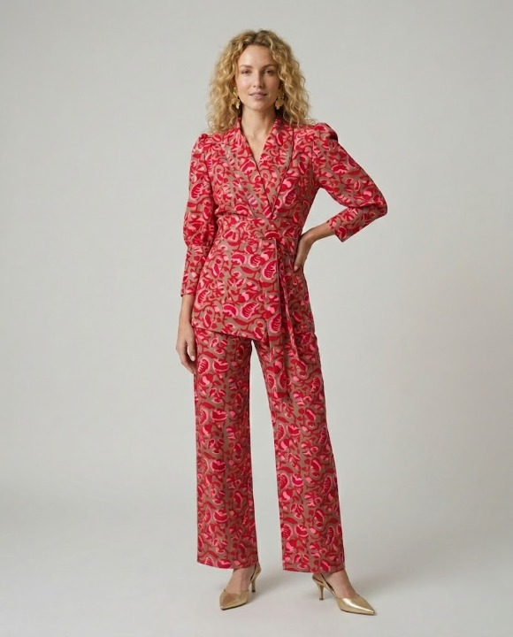 Perla™ | Pantalón Carmesí