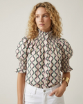 Selena™ | Blusa Verde y Rosa
