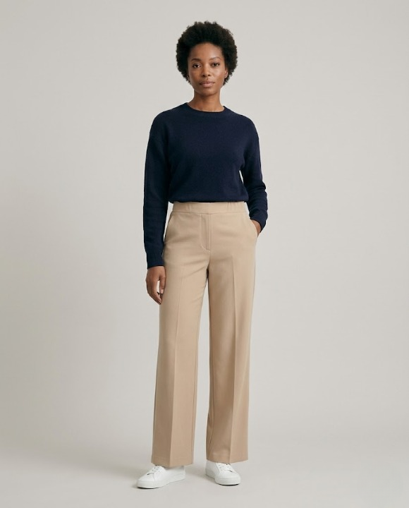 Pantalón Recto Vainilla