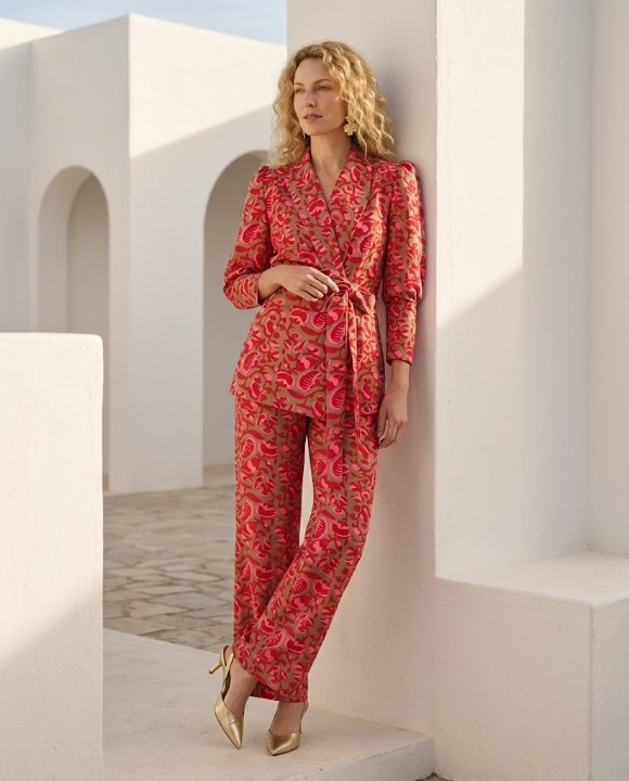 Perla™ | Pantalón Carmesí