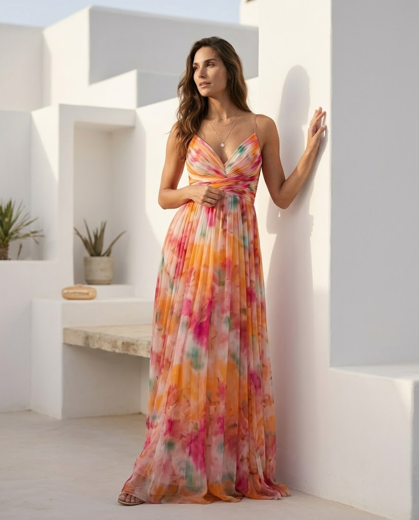 Mariela™ | Vestido Tul Floral