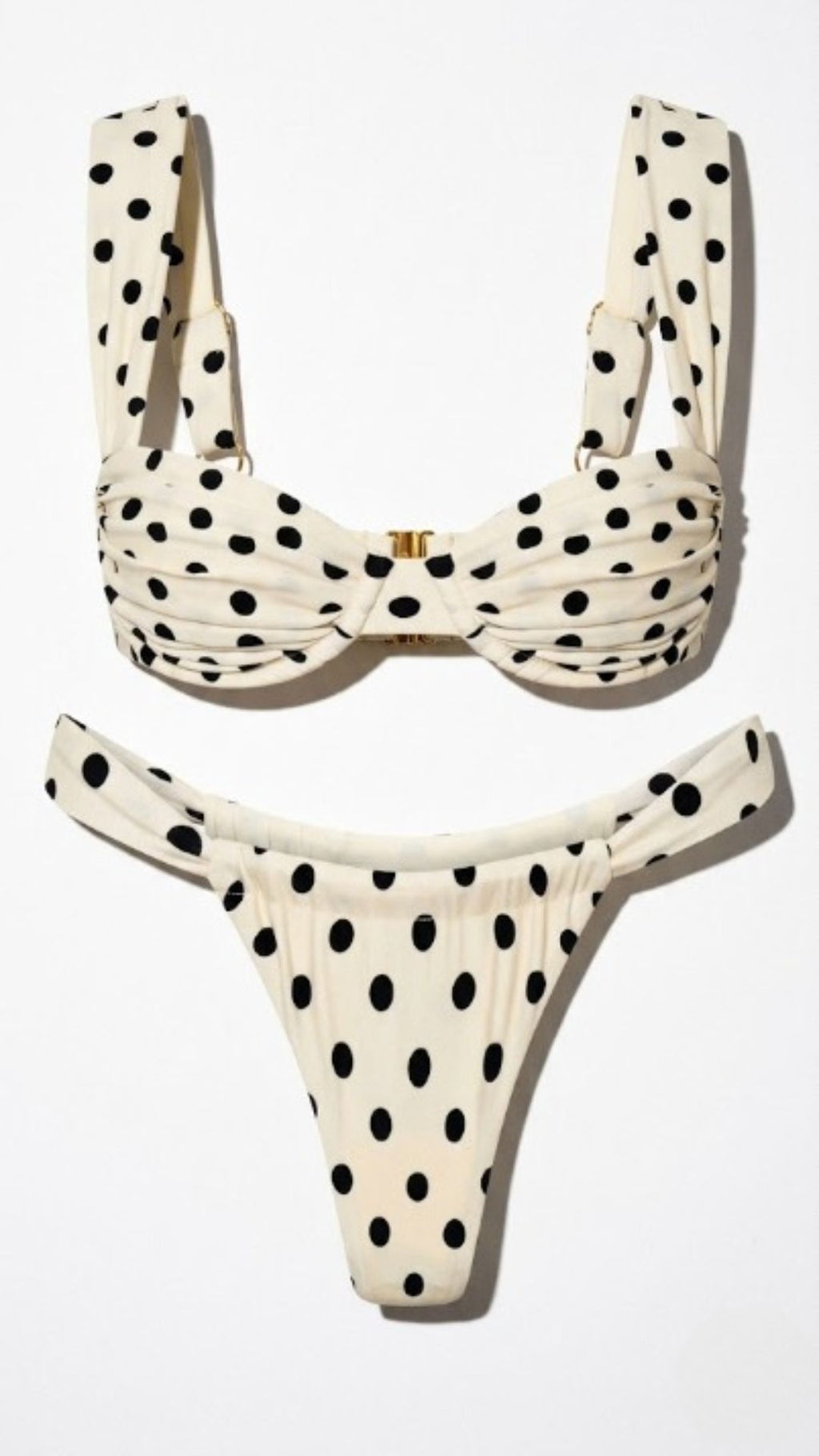 Rhodes™ | Bikini Polka Marfil