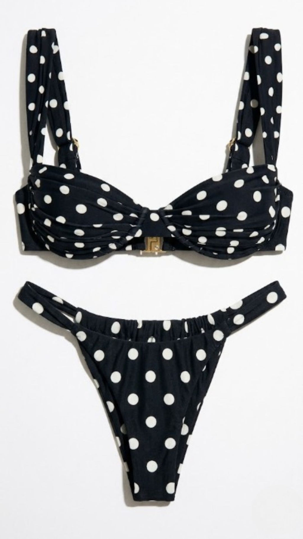 Rhodes™ | Bikini Polka Negro