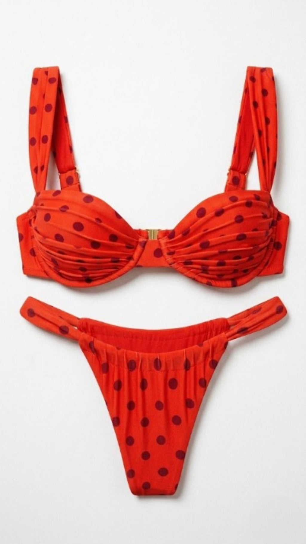 Rhodes™ | Bikini Polka Rojo Chile