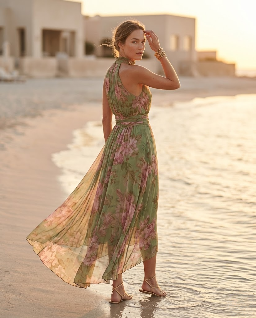 Olivia™ | Vestido Halter Ligero