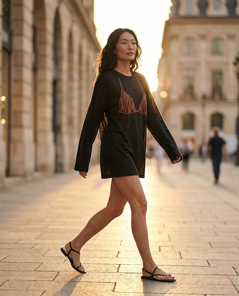 Nebbia™ | Vestido Camiseta Oversize